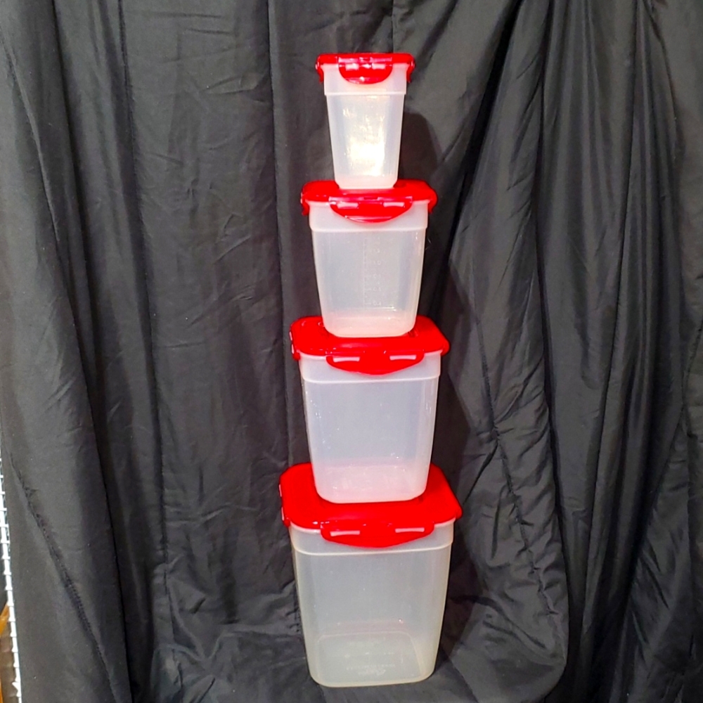 Set of 4 Lock & Lock Containers
